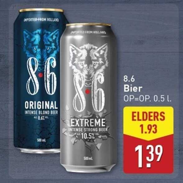 8.6 Bier