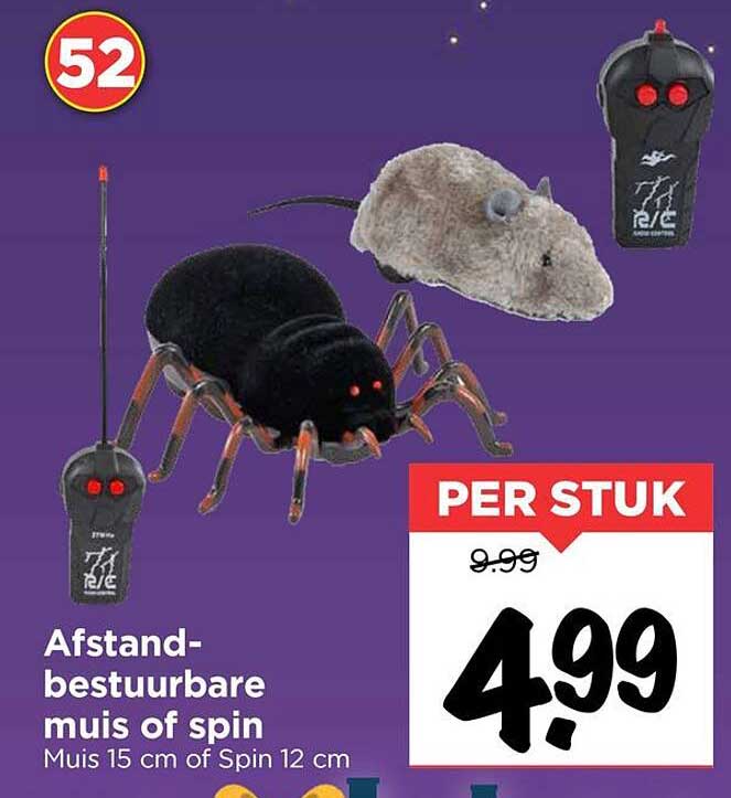 Afstand-bestuurbare muis of spin