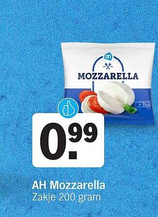 AH Mozzarella Zakje 200 gram