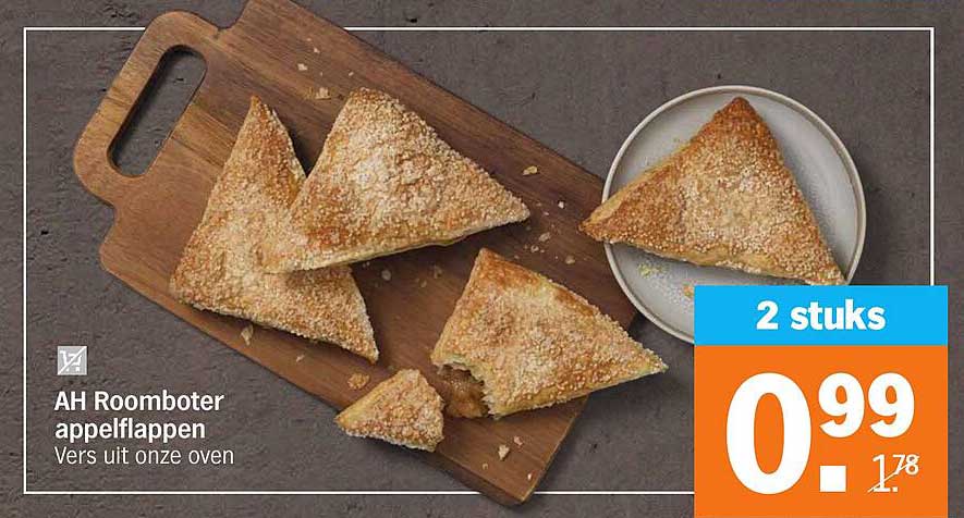 AH Roomboter appelflappen