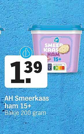 AH Smeerkaas ham 15+
