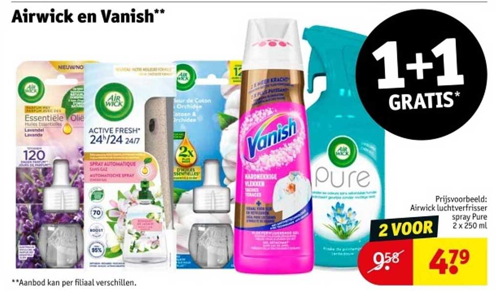 Airwick en Vanish**