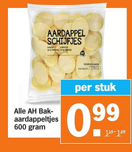 Alle AH Bak-aardappeltjes 600 gram
