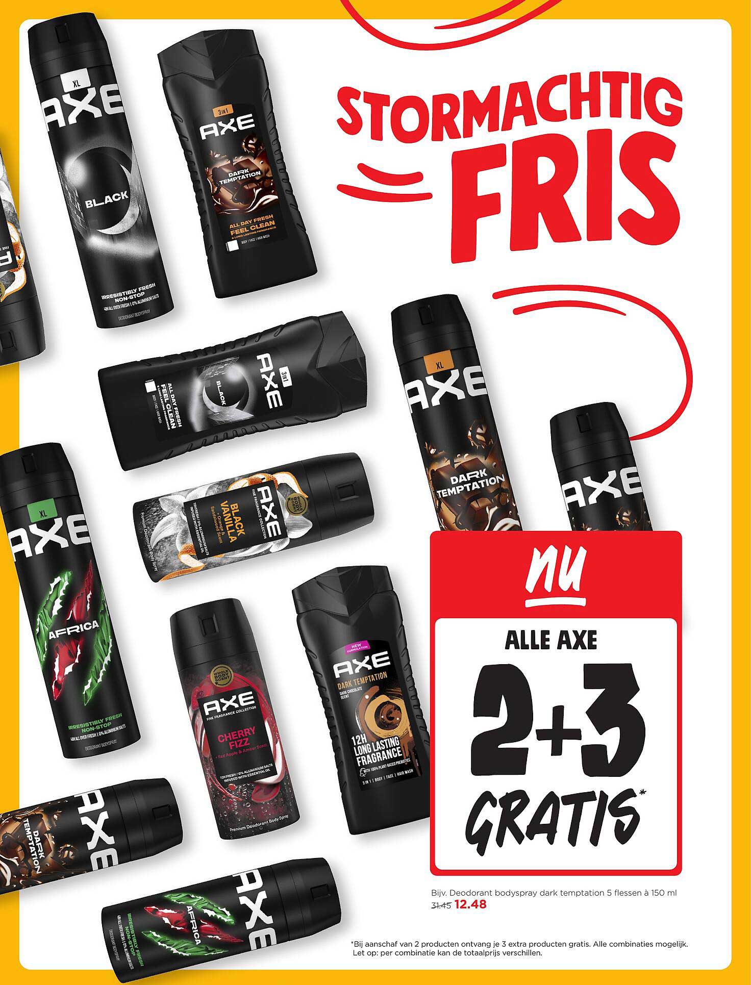 ALLE AXE 2+3 GRATIS