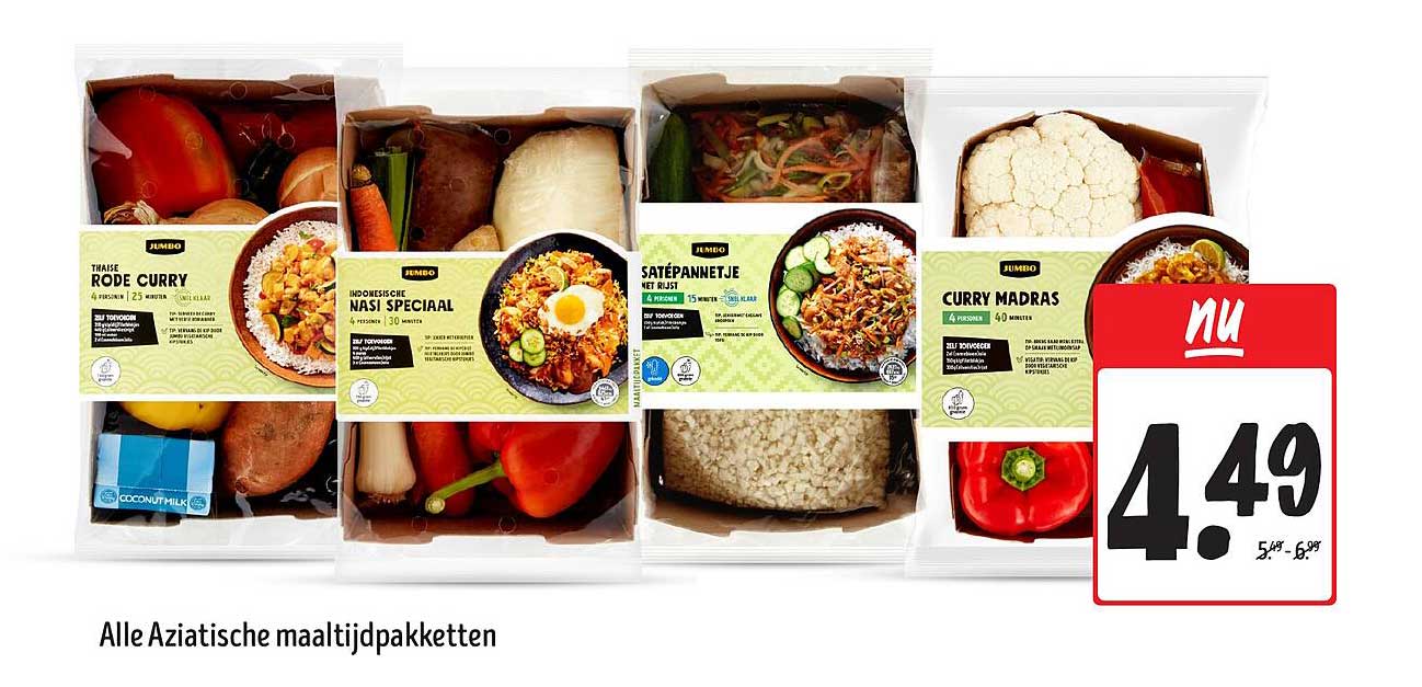 Alle Aziatische maaltijdpakketten