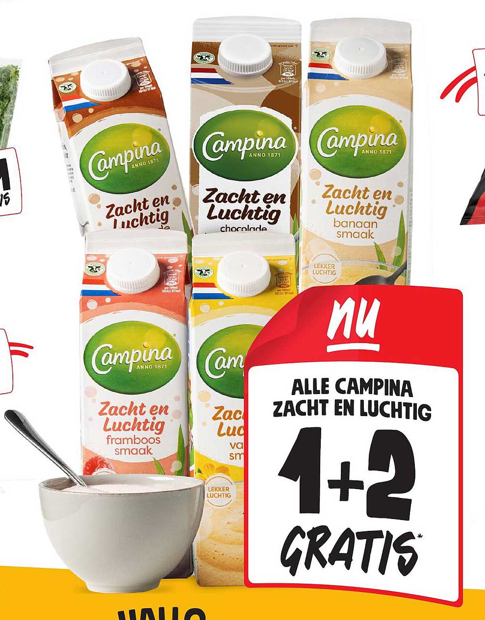 ALLE CAMPINA ZACHT EN LUCHTIG 1+2 GRATIS