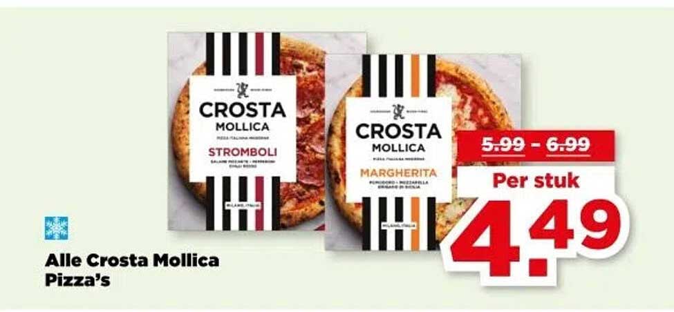 Alle Crosta Mollica Pizza’s