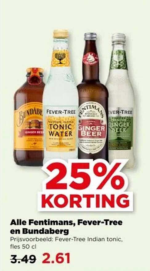 Alle Fentimans, Fever-Tree en Bundaberg