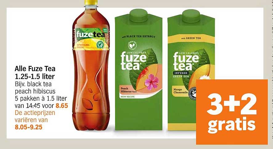 Alle Fuze Tea 1.25-1.5 liter