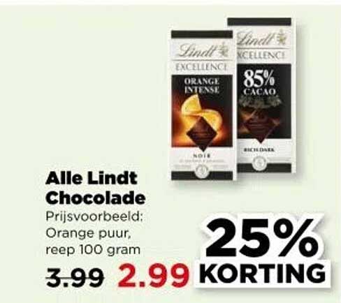Alle Lindt Chocolade