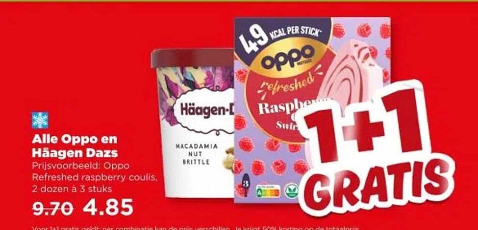 Alle Oppo en Häagen Dazs