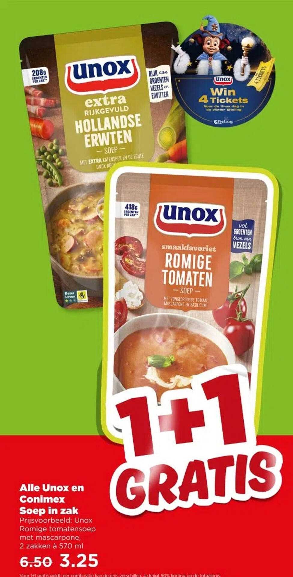 Alle Unox en Conimex Soep in zak