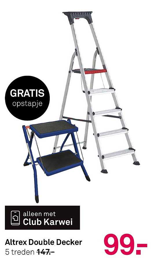 Altrex Double Decker 5 treden 147.-
