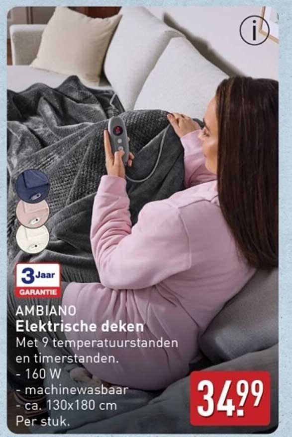 AMBIANO Elektrische deken