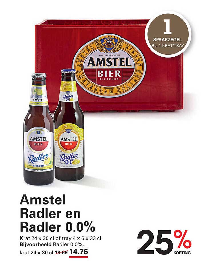 Amstel Radler en Radler 0%