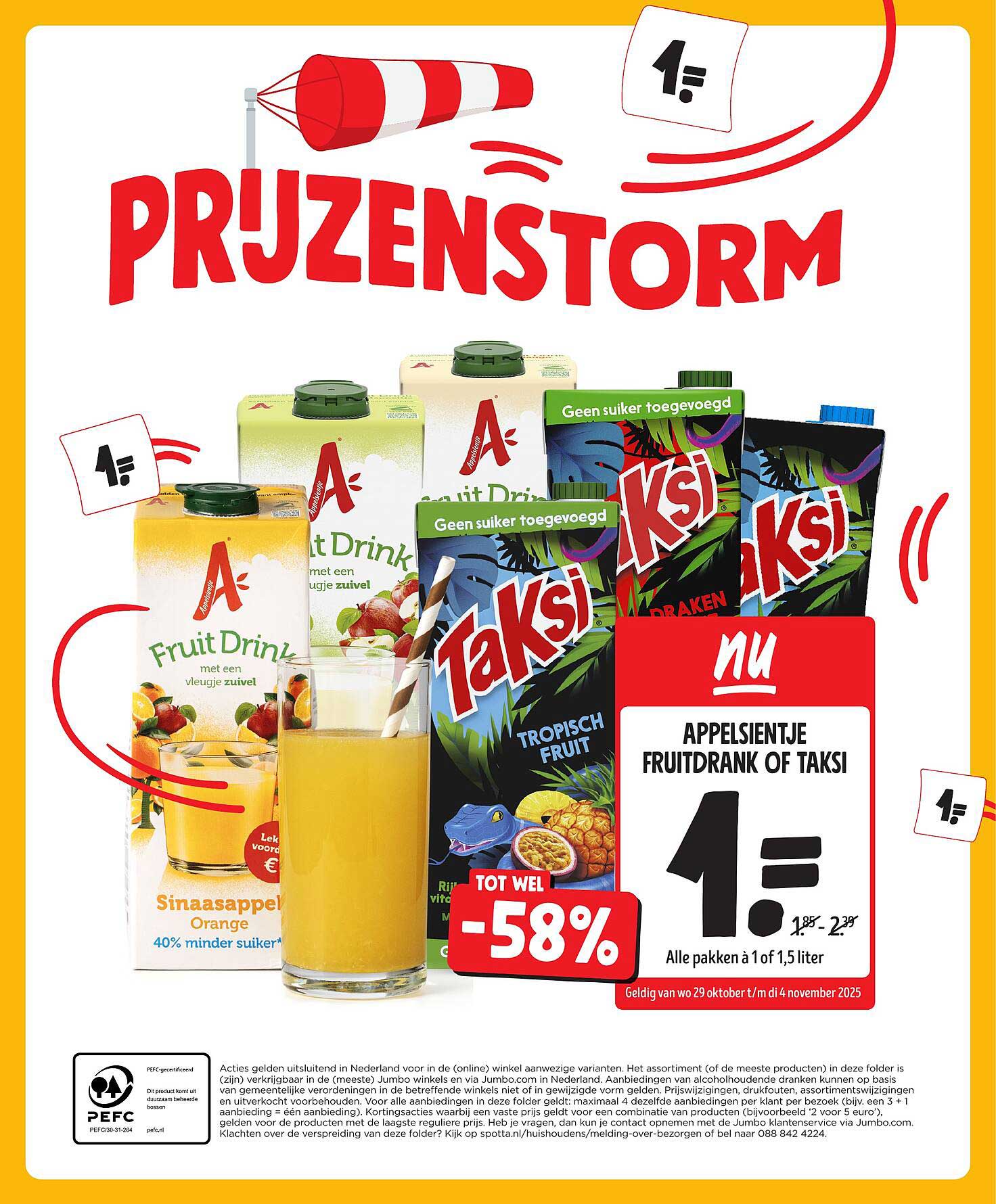 Appelsientje fruitdrank of Taksi
