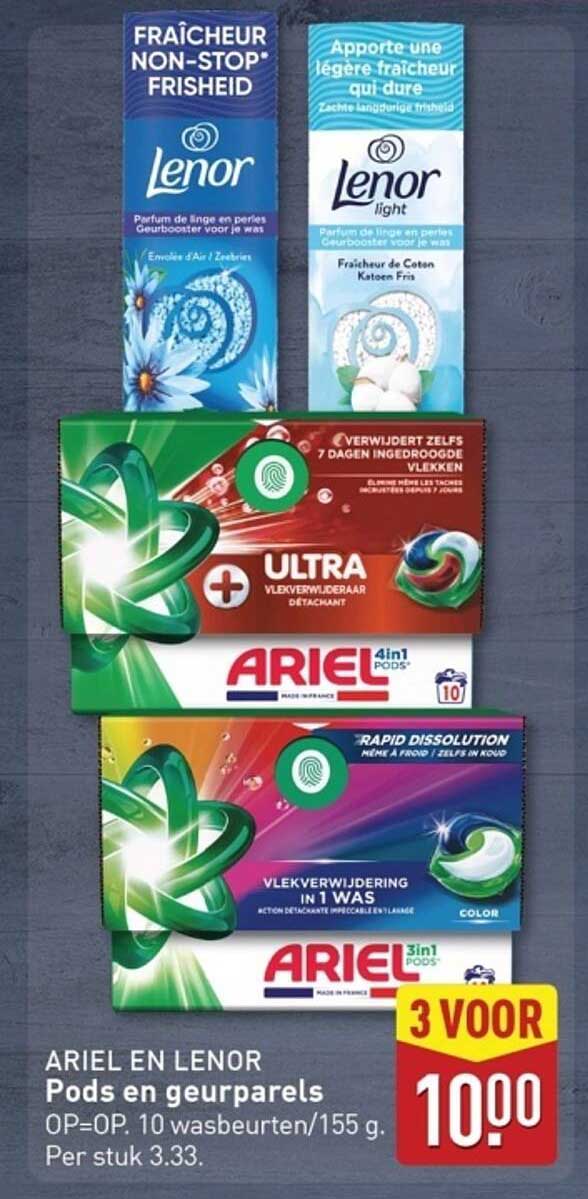 ARIEL EN LENOR Pods en geurparels