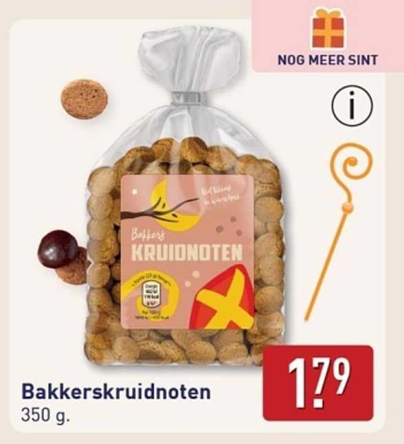 Bakkerskruidnoten 350 g.