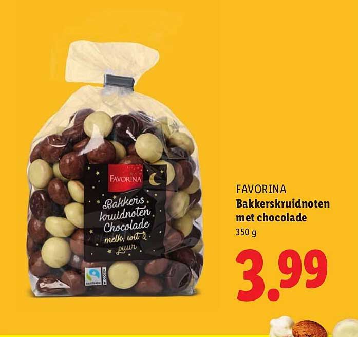 Bakkerskruidnoten met chocolade