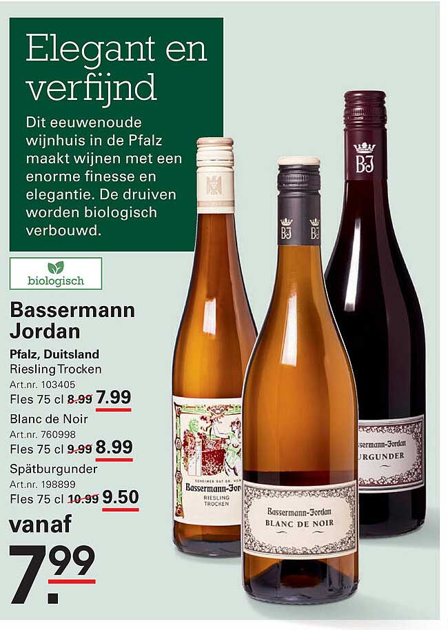 Bassermann Jordan - vanaf 7,99