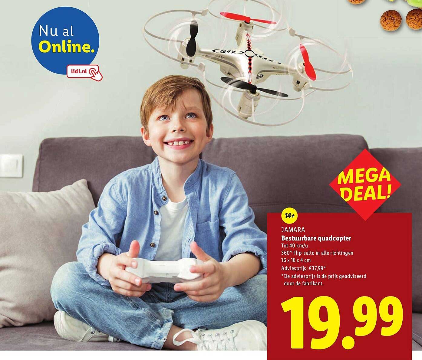 Bestuurbare quadcopter