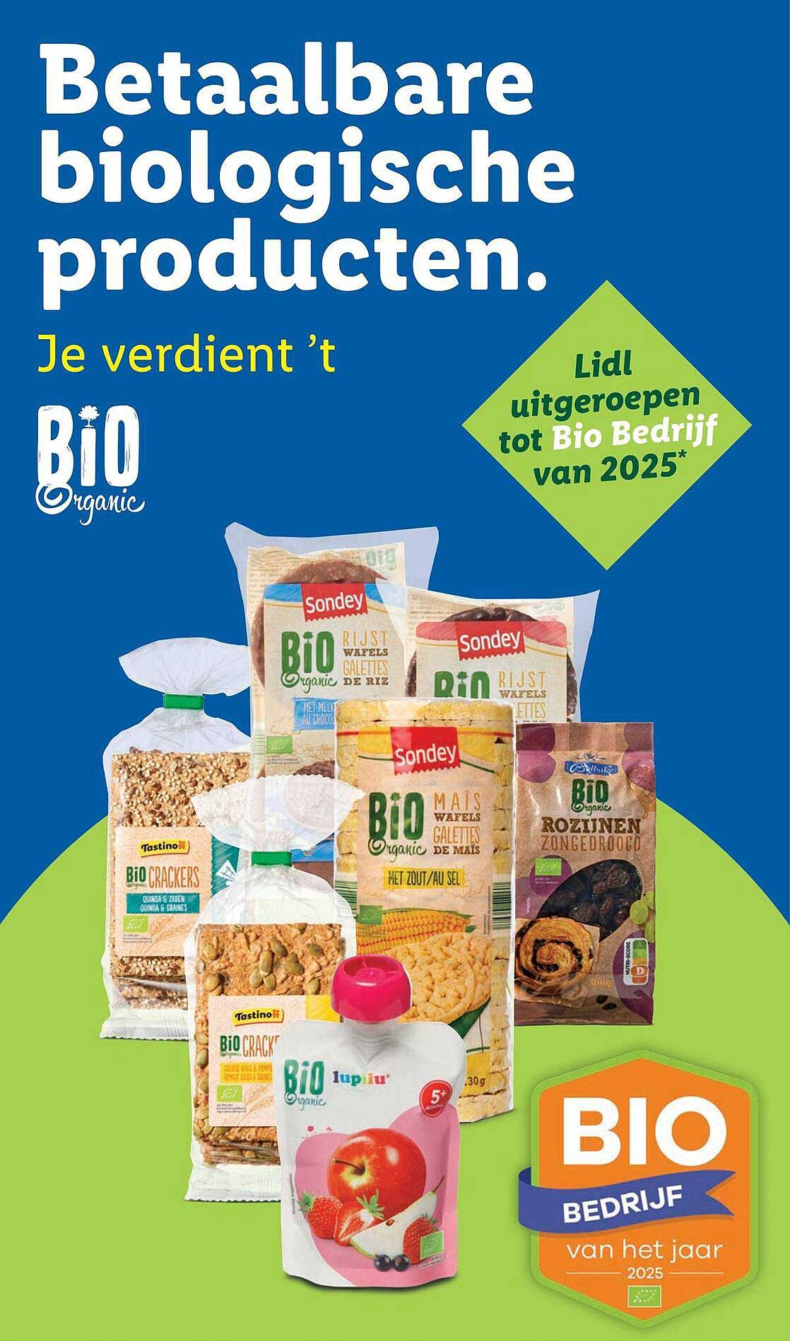 Betaalbare biologische producten.