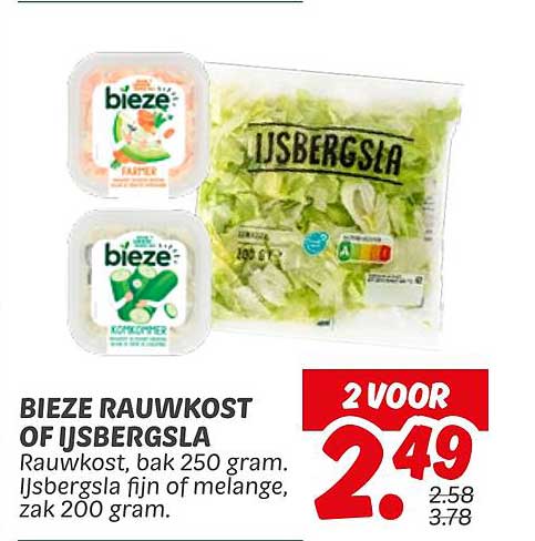 Bieze Rauwkost of IJsbergsla