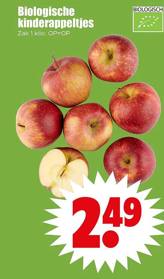Biologische kinderappeltjes