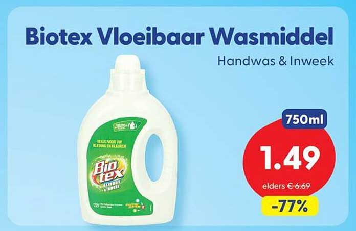 Biotex Vloeibaar Wasmiddel