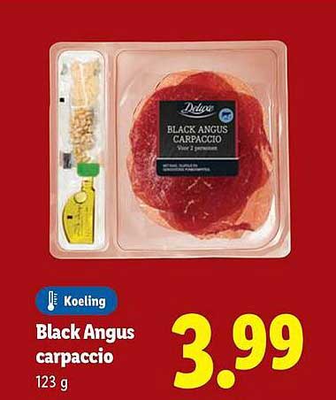 Black Angus carpaccio