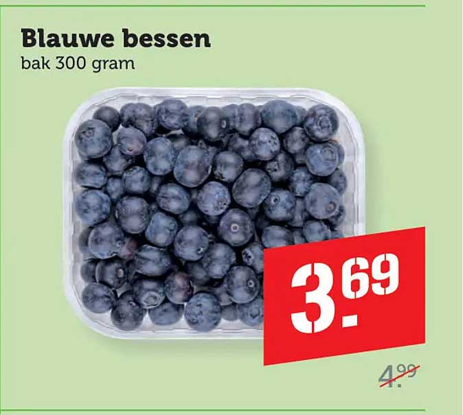 Blauwe bessen bak 300 gram
