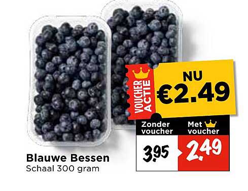 Blauwe Bessen Schaal 300 gram