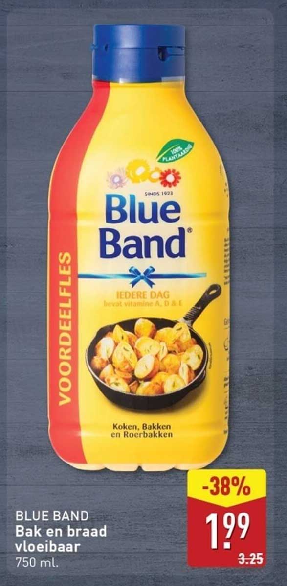 BLUE BAND Bak en braad vloeibaar 750 ml.