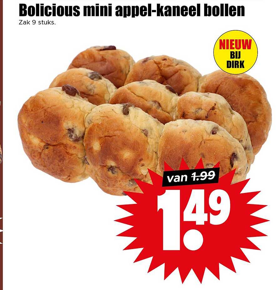 Bolicious mini appel-kaneel bollen