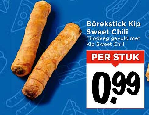 Börekstick Kip Sweet Chili