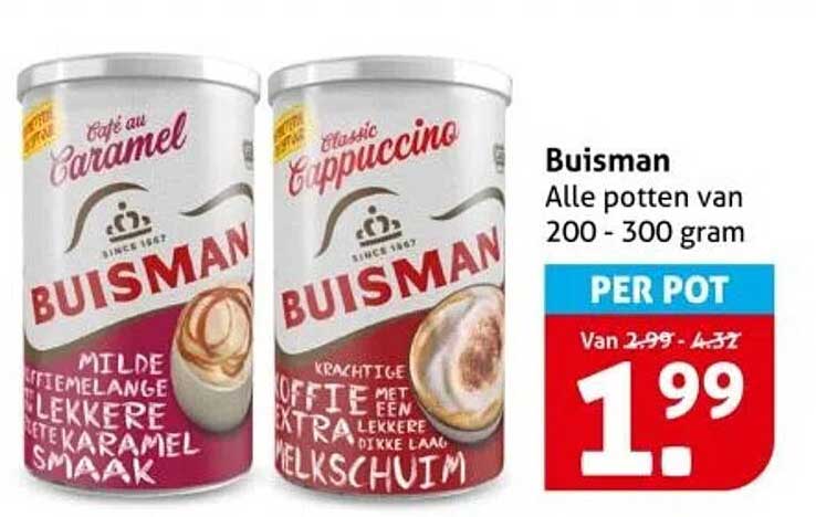 Buisman Alle potten van 200 - 300 gram