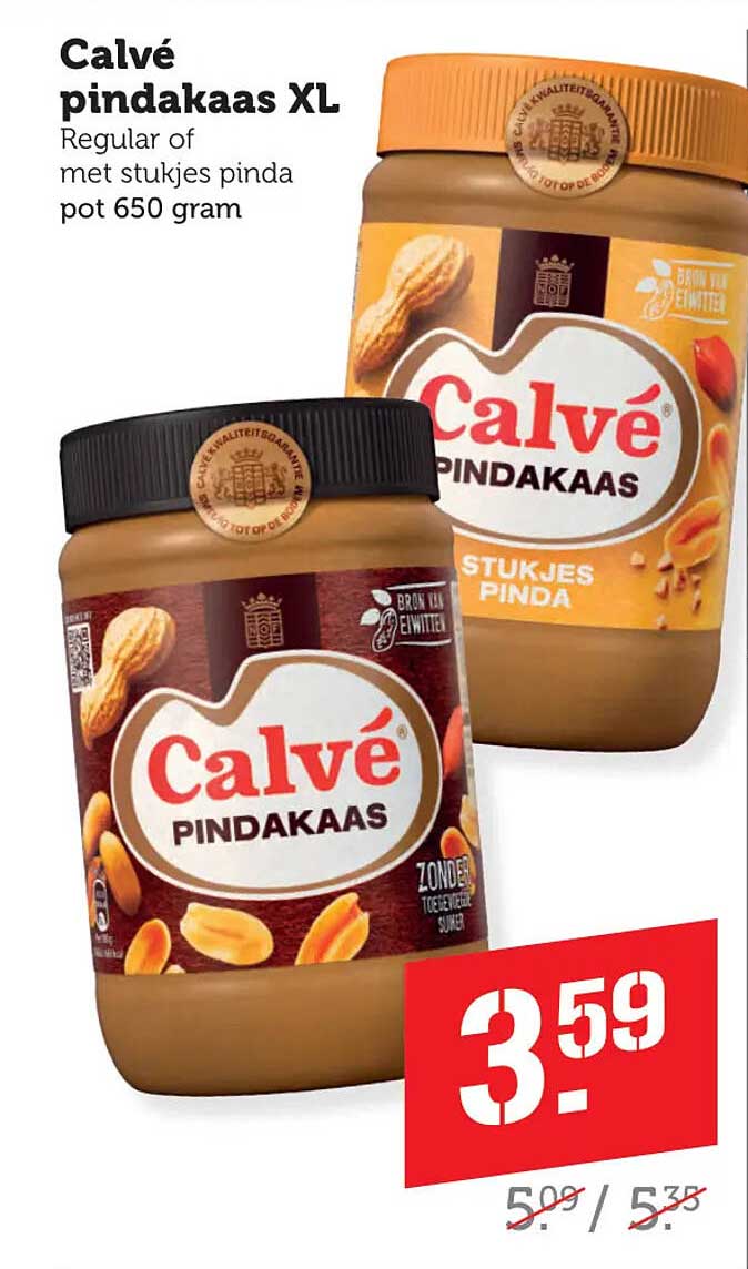 Calvé pindakaas XL