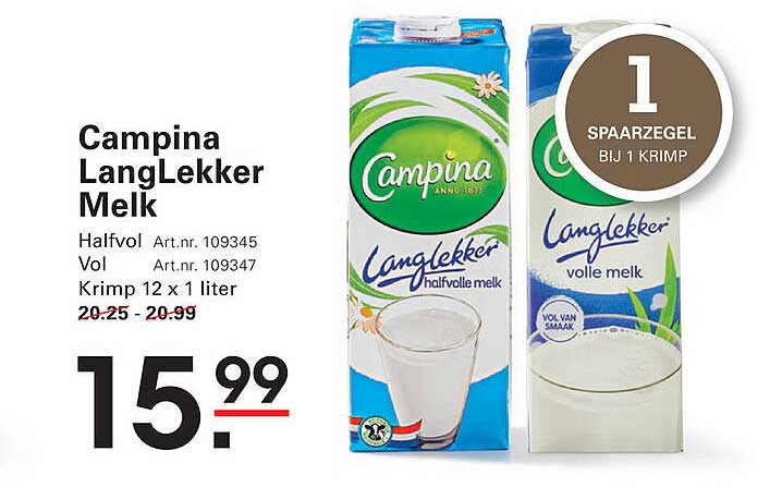 Campina LangLekker Melk