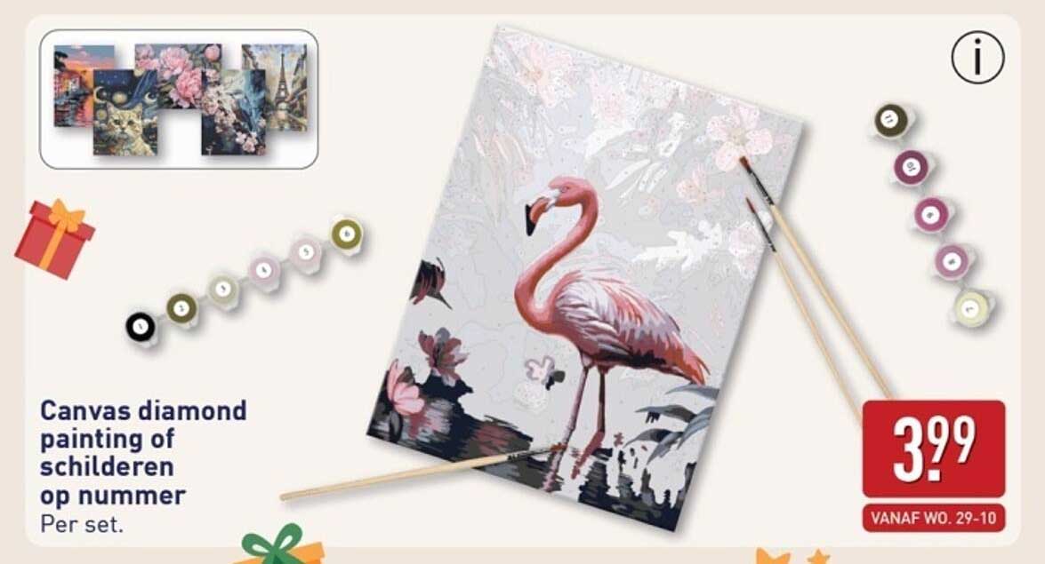 Canvas diamond painting of schilderen op nummer