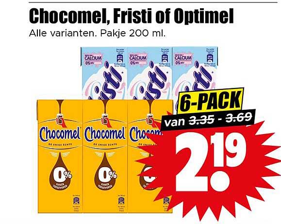 Chocobel, Fristi of Optimel