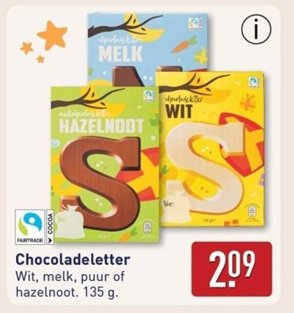 Chocoladeletter