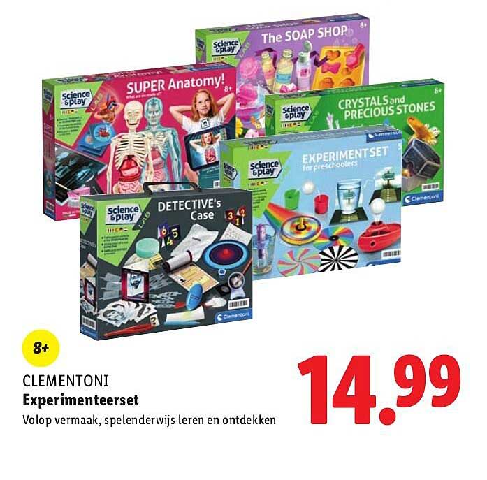 CLEMENTONI Experimenteerset