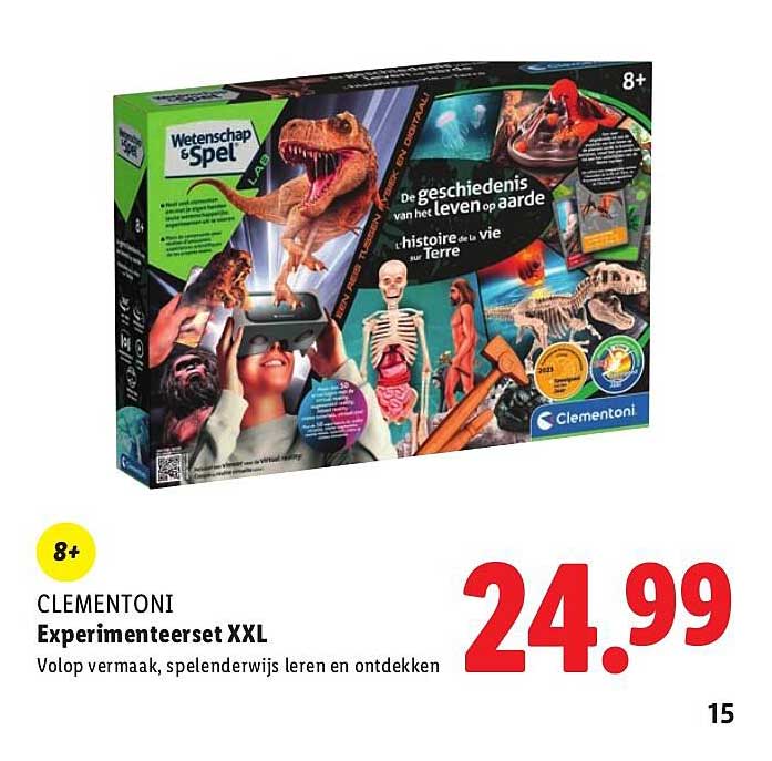 CLEMENTONI Experimentereerset XXL
