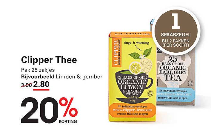 Clipper Thee Pak 25 zakjes