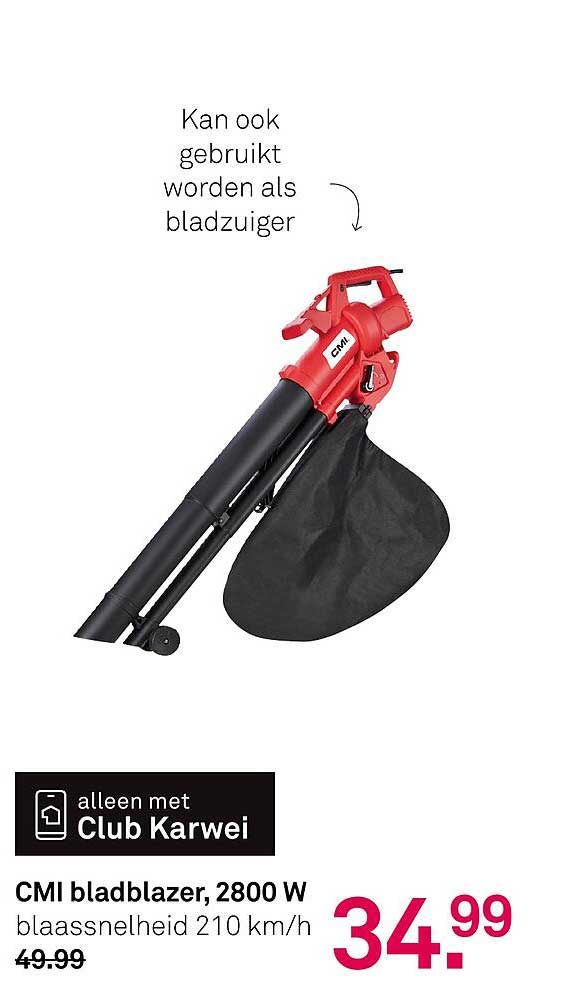 CMI bladblazer, 2800 W