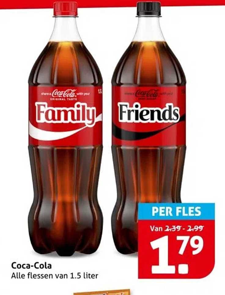 Coca-Cola - Alle flessen van 1.5 liter