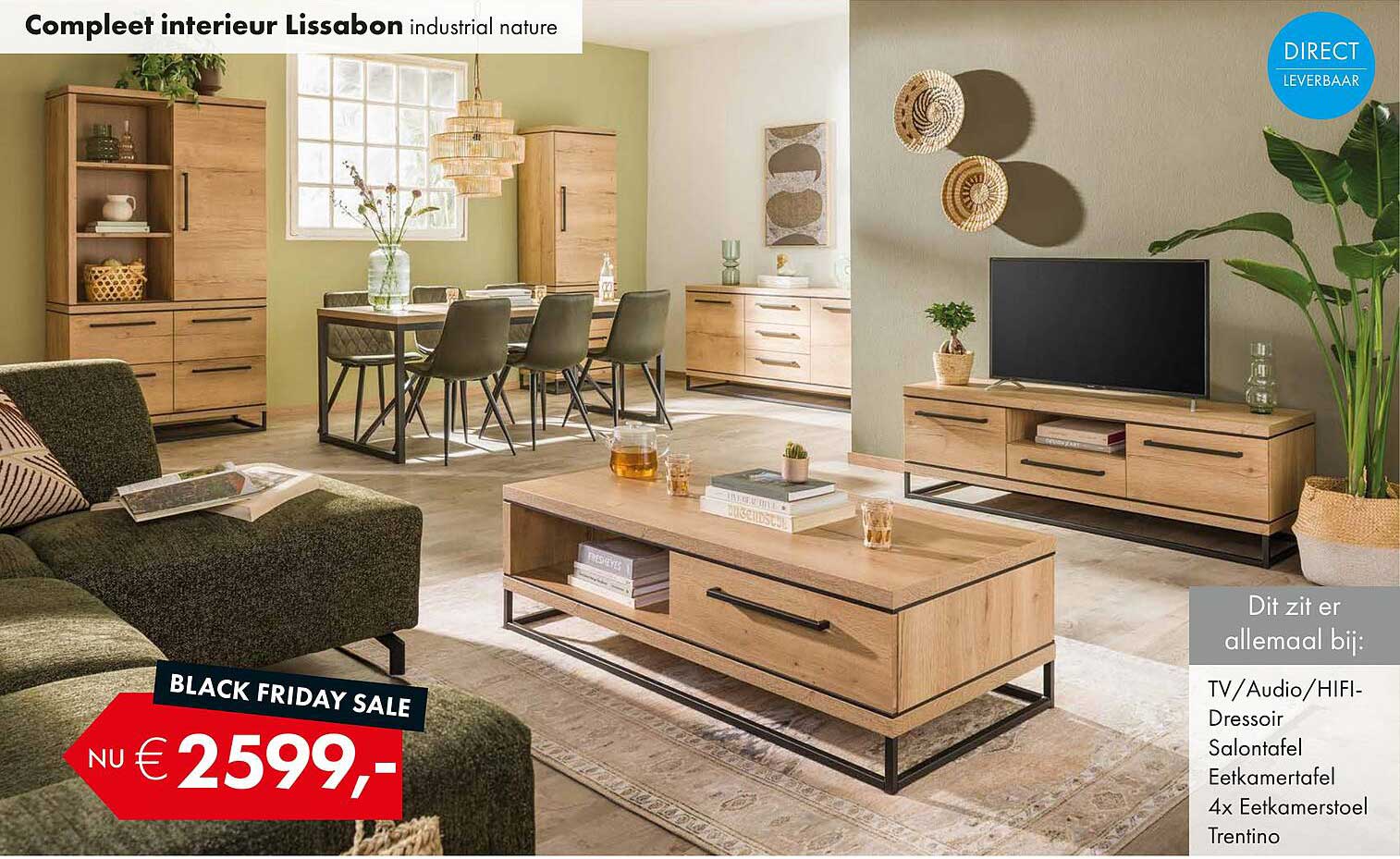 Compleet interieur Lissabon industrial nature