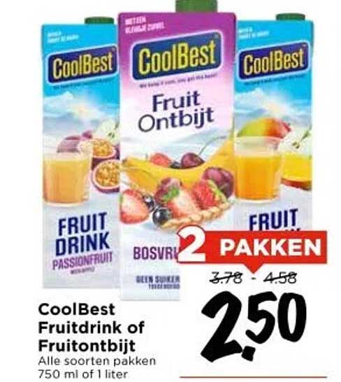 CoolBest Fruitdrink of Fruitontbijt