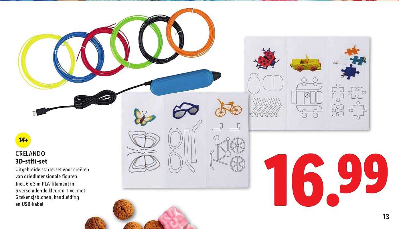 CRELANDO 3D-stift-set
