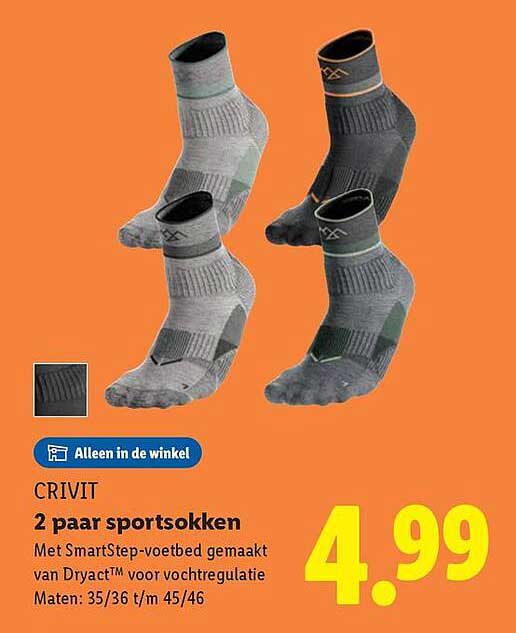CRIVIT 2 paar sportsokken